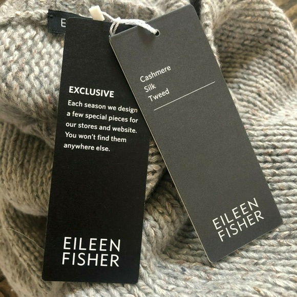 Eileen Fisher Bateau Neck Box Top Sweater XL RARE - Picture 3 of 7